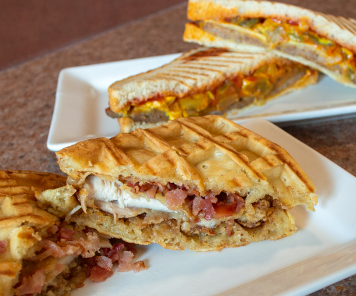 Specialty paninis offered at Bread Box