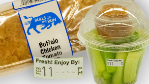 Bulls on the Run enjoy-by labels