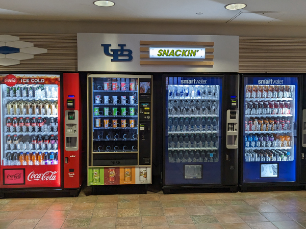 UB Snackin' vending machines in Ellicott Complex
