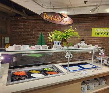 Portobello Road at Governors Dining Center decorated with holiday decor