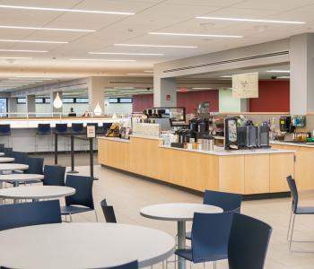 Whispers in Silverman Library. Photo by Douglas Levere.