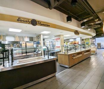 Strictly Vegetarian and Seasons Salad Bar stations at C3.