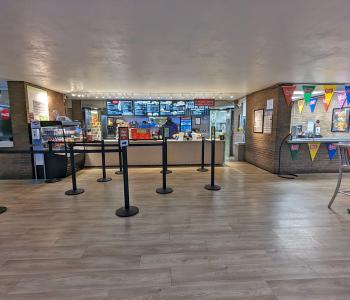 The Cellar restaurant order counter in Governors Hall.