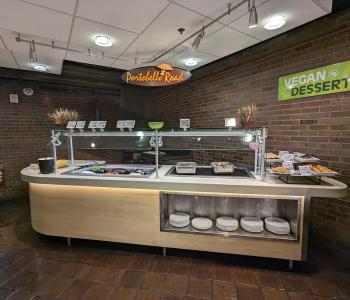 Portobello Road station at Governors Dining Center, which has vegan and vegetarian options.