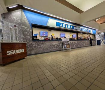 Seasons setting up for Fall 2026 after moving to the concessions stand in Broadview Arena